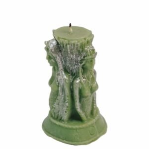 Three-sided candle
